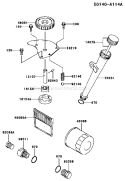 Page I Diagram and Parts List for FH500V AS13 Kawasaki Engine