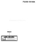 Page H Diagram and Parts List for FH500V AS19 Kawasaki Engine