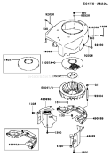 Page D Diagram and Parts List for FH500V AS23 Kawasaki Engine