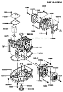 Page E Diagram and Parts List for FH500V AS27 Kawasaki Engine
