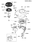 Page D Diagram and Parts List for FH500V-AS39  Kawasaki Engine