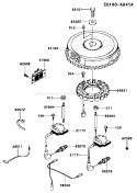 Page F Diagram and Parts List for FH500V-AS39  Kawasaki Engine