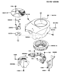 Page D Diagram and Parts List for FH500V-AS40  Kawasaki Engine
