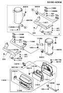 Page A Diagram and Parts List for FH500V BS09 Kawasaki Engine