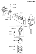Page J Diagram and Parts List for FH500V AS05 Kawasaki Engine