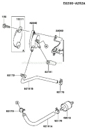 Page G Diagram and Parts List for FH500V BS09 Kawasaki Engine