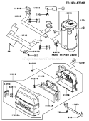 Page A Diagram and Parts List for FH500V BS15 Kawasaki Engine