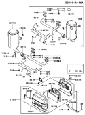 Page A Diagram and Parts List for FH500V AS20 Kawasaki Engine