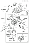 Page B Diagram and Parts List for FH500V AS20 Kawasaki Engine
