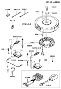 Page F Diagram and Parts List for FH500V AS20 Kawasaki Engine