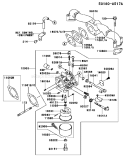 Page B Diagram and Parts List for FH500V AS31 Kawasaki Engine