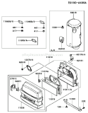 Page A Diagram and Parts List for FH500V AS14 Kawasaki Engine