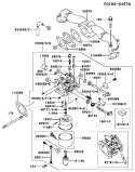 Page B Diagram and Parts List for FH500V AS14 Kawasaki Engine