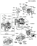 Page E Diagram and Parts List for FH500V AS14 Kawasaki Engine
