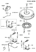 Page F Diagram and Parts List for FH500V AS14 Kawasaki Engine