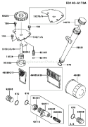 Page I Diagram and Parts List for FH500V AS14 Kawasaki Engine