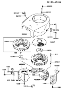 Page D Diagram and Parts List for FH500V DS31 Kawasaki Engine