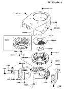Page D Diagram and Parts List for FH500V ES04 Kawasaki Engine