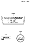 Page H Diagram and Parts List for FH500V ES04 Kawasaki Engine