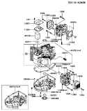 Part Location Diagram of 49015-6227 Kawasaki Cover-Crankcase