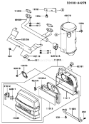 Page A Diagram and Parts List for FH531V-AS01  Kawasaki Engine