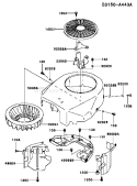 Page D Diagram and Parts List for FH531V-AS01  Kawasaki Engine