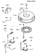 Page F Diagram and Parts List for FH531V-AS01  Kawasaki Engine
