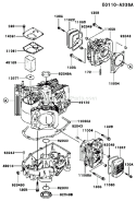 Page E Diagram and Parts List for FH531V-AS05  Kawasaki Engine