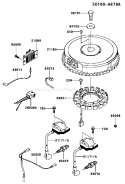 Page F Diagram and Parts List for FH531V-AS10  Kawasaki Engine