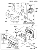 Page A Diagram and Parts List for FH531V-BS05  Kawasaki Engine