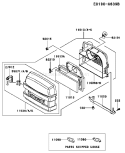 Page A Diagram and Parts List for FH531V-AS06  Kawasaki Engine