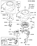 Page D Diagram and Parts List for FH531V-AS50  Kawasaki Engine