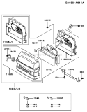 Page A Diagram and Parts List for FH531V-AS50  Kawasaki Engine