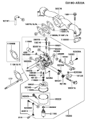 Page B Diagram and Parts List for FH531V-AS50  Kawasaki Engine
