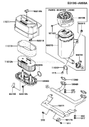 Page A Diagram and Parts List for FH541V AS39 Kawasaki Engine