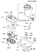 Page A Diagram and Parts List for FH541V AS40 Kawasaki Engine
