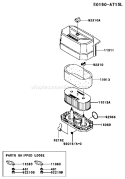 Page A Diagram and Parts List for FH541V AS43 Kawasaki Engine