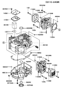 Page E Diagram and Parts List for FH541V AS45 Kawasaki Engine