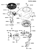 Page D Diagram and Parts List for FH541V AS51 Kawasaki Engine