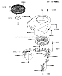 Page D Diagram and Parts List for FH541V-AS06  Kawasaki Engine