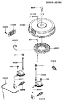 Page F Diagram and Parts List for FH541V-AS06  Kawasaki Engine