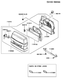 Page A Diagram and Parts List for FH541V-AS10  Kawasaki Engine