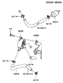 Page G Diagram and Parts List for FH541V-AS10  Kawasaki Engine