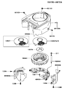 Page D Diagram and Parts List for FH541V AS33 Kawasaki Engine