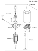 Page K Diagram and Parts List for FH541V BS52 Kawasaki Engine