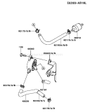 Page G Diagram and Parts List for FH541V BW00 Kawasaki Engine
