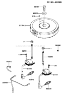 Page F Diagram and Parts List for FH541V-CS23  Kawasaki Engine
