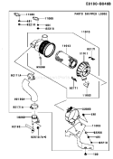 Page A Diagram and Parts List for FH541V BS52 Kawasaki Engine