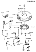 Page F Diagram and Parts List for FH541V CW04 Kawasaki Engine