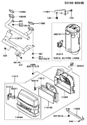Page A Diagram and Parts List for FH541V-DS01  Kawasaki Engine